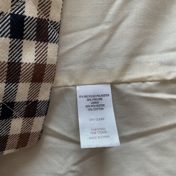 House of Harlow 1960 Plaid Blazer - Black and White NWT S - Picture 7 of 8